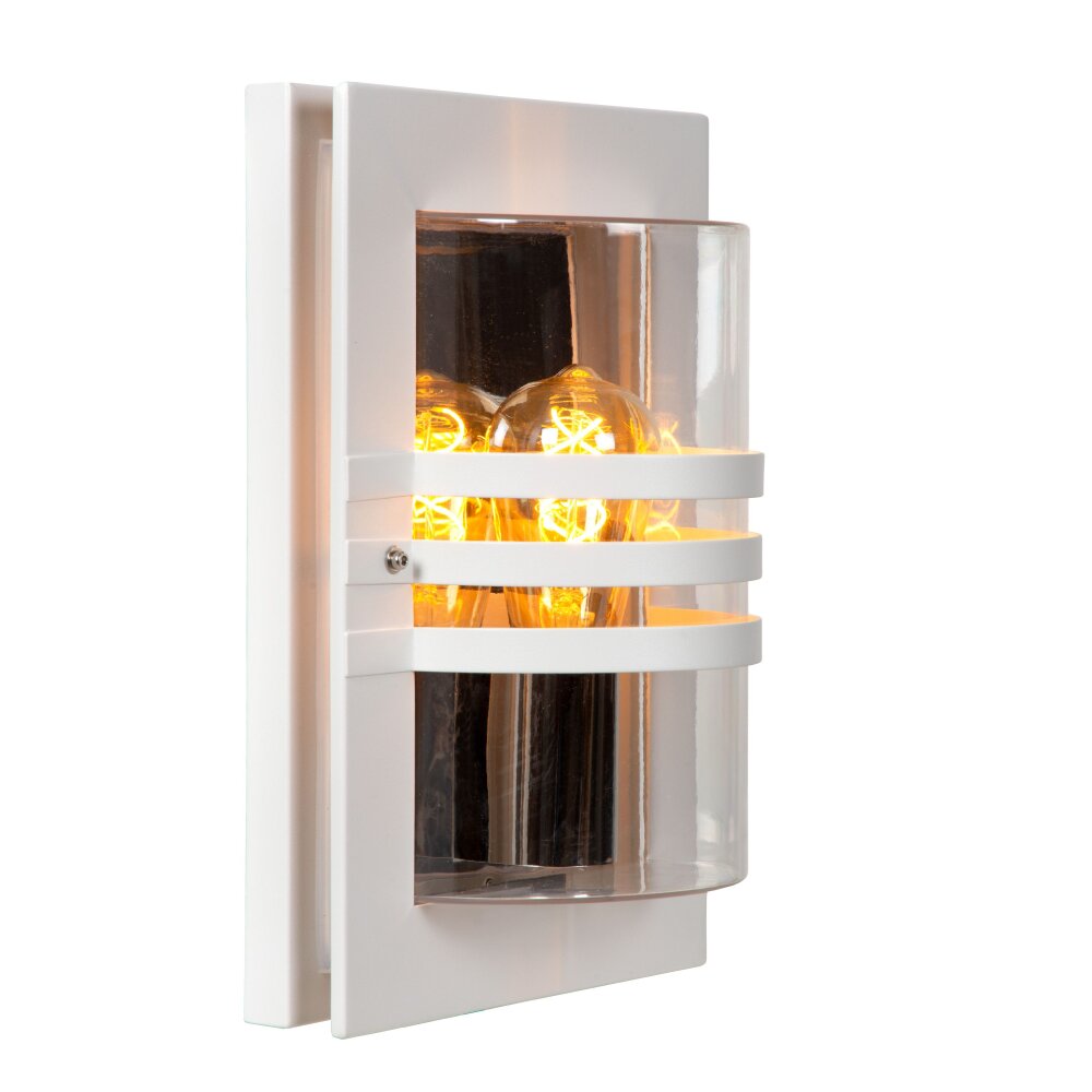 Applique murale d'extérieur Lucide PRIVAS Blanc, 1 lumière main product photo