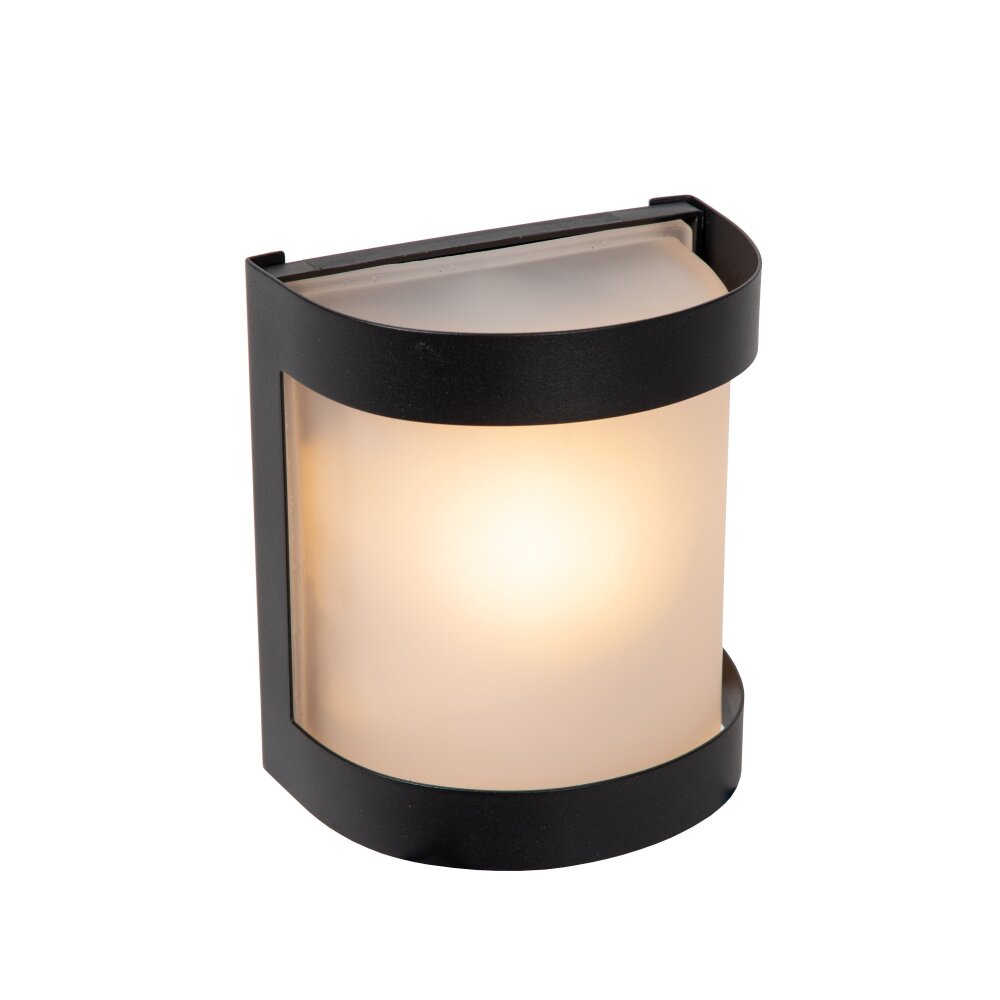 Applique murale d'extérieur Lucide BOLO Noir, 1 lumière main product photo