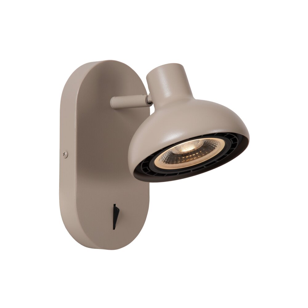 Applique murale Lucide SENSAS Beige, 1 lumière main product photo