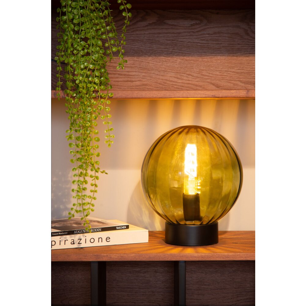 Lampe de table Lucide MONSARAZ Noir, 1 lumière main product photo