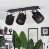 Plafonnier Boula Noir, 3 lumières