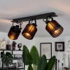 Plafonnier Boula Noir, 3 lumières