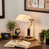 Lampe de table Barbe Laiton, Noir, 1 lumière
