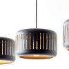 Suspension Brilliant Tyas Noir, 3 lumières