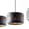 Suspension Brilliant Tyas Noir, 3 lumières