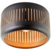 Plafonnier Brilliant Tyas Noir, 1 lumière