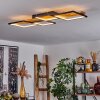 Plafonnier Pompu LED Noir, 1 lumière