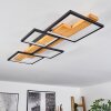 Plafonnier Pompu LED Noir, 1 lumière