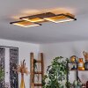 Plafonnier Pompu LED Noir, 1 lumière