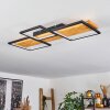 Plafonnier Pompu LED Noir, 1 lumière