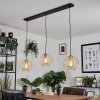 Suspension Miton Noir, 3 lumières