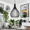Suspension Barthoid Noir, 1 lumière