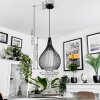 Suspension Barthoid Noir, 1 lumière