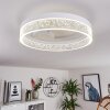 Plafonnier Tapou LED Blanc, 1 lumière