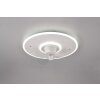 Ventilateur de plafond Reality Nybro Blanc, 1 lumière, Télécommandes