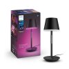 Lampe à poser Philips Hue Go LED Gris, Noir, 1 lumière, Changeur de couleurs