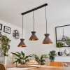 Suspension Pliche, 3 lumières