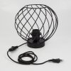 Lampe de table Miton Noir, 1 lumière