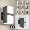 Applique murale d'extérieur Swanek LED Anthracite, 2 lumières