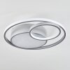 Plafonnier Vignier LED Titane, 1 lumière