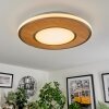 Plafonnier Chrop LED Nickel mat, 1 lumière