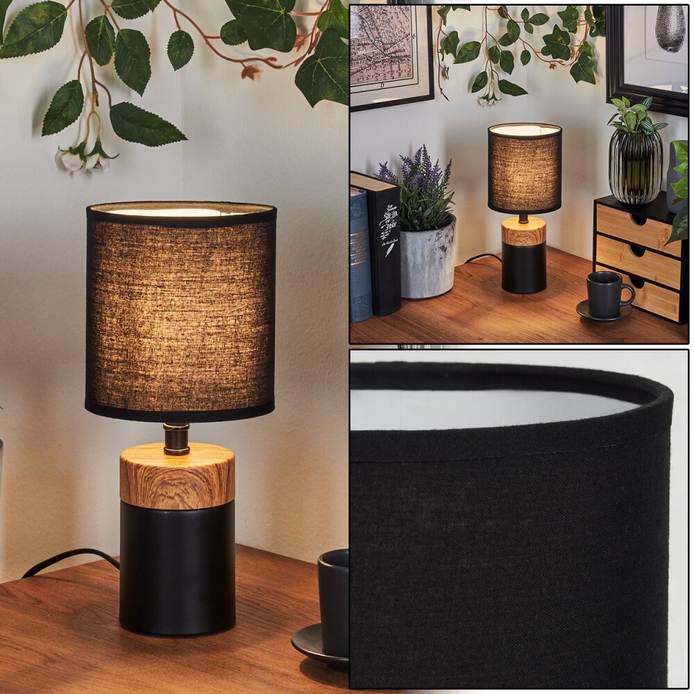 Lampe de table Lorrain Couleur bois, 1 lumière main product photo