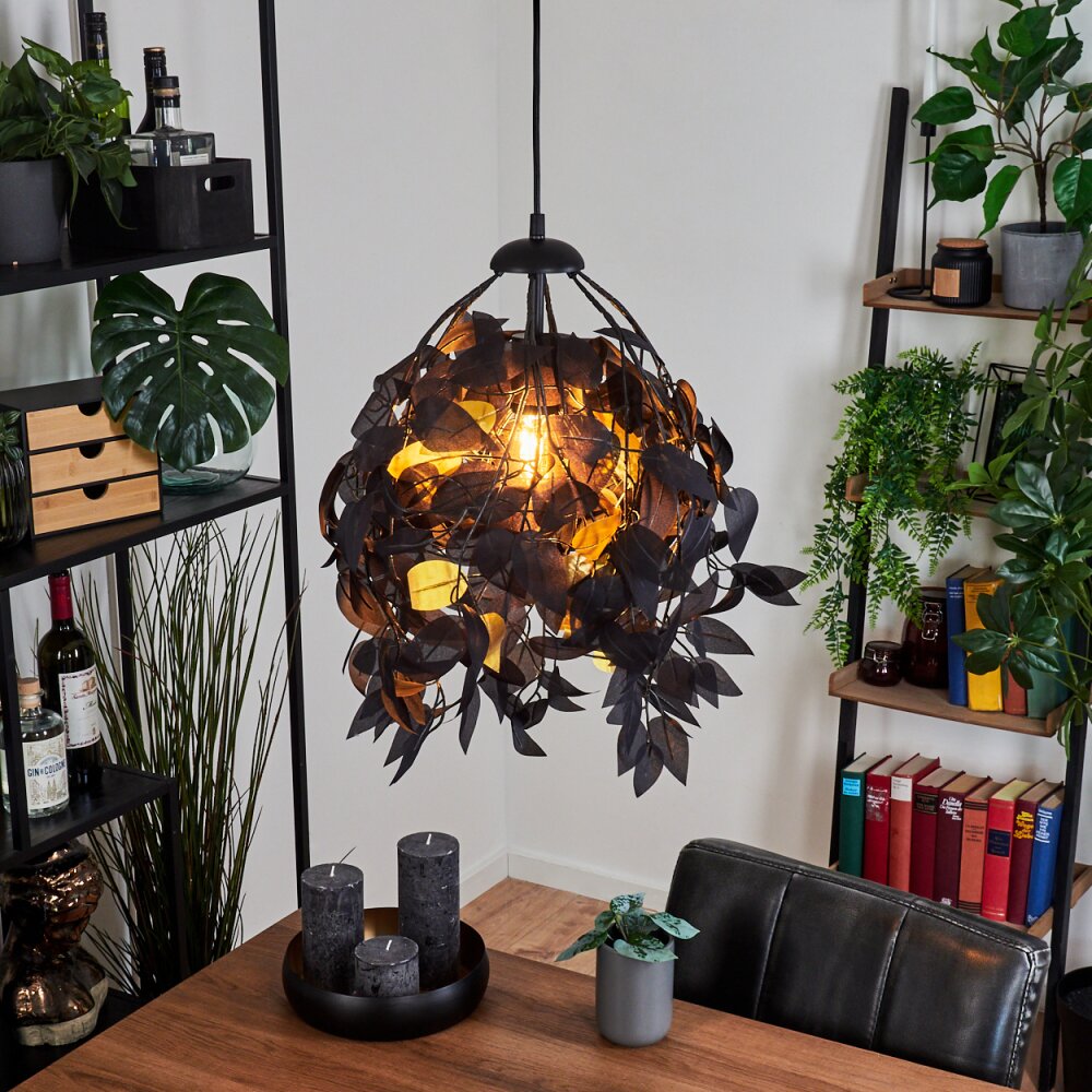 Suspension Kallax Noir, 1 lumière main product photo