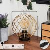 Lampe de table Miton Noir, 1 lumière