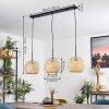 Suspension Bauro Écru, 3 lumières