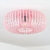 Plafonnier Wemude Rose, 1 lumière