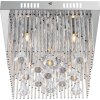 Plafonnier Globo MARABOU Chrome, 5 lumières