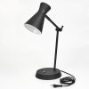 Lampe de table Vijes Noir, 1 lumière