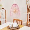 Suspension Malette Rose, 1 lumière