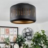 Plafonnier Fournie Noir, 1 lumière
