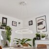 Suspension Rosemond LED Blanc, 1 lumière