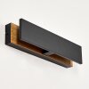 Applique murale d'extérieur Berna LED Couleur bois, 1 lumière
