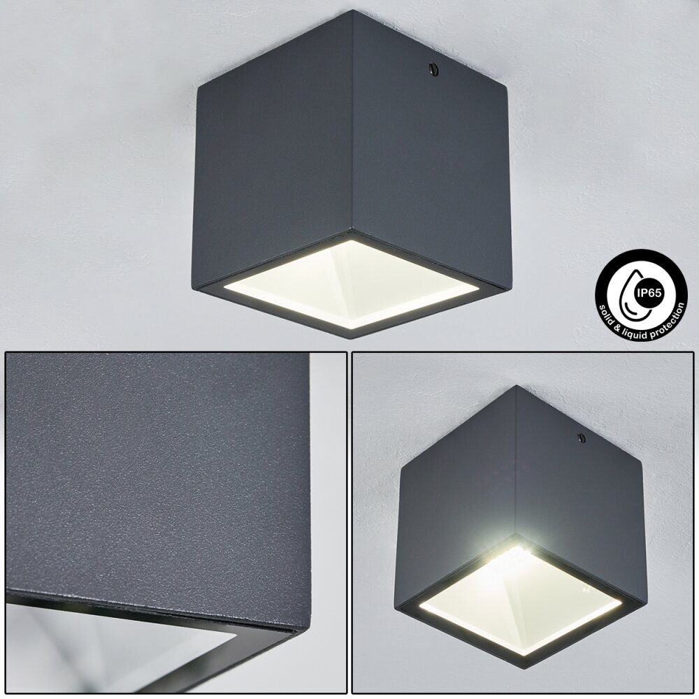 plafonnier extérieur Spidern LED Anthracite, Blanc, 1 lumière main product photo