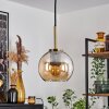Suspension Verre 15 cm Koyoto Vieux laiton, 1 lumière