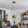 Suspension Verre 20 cm Koyoto Vieux laiton, 1 lumière