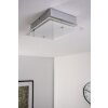 Plafonnier Honsel LAPO LED Chrome, Blanc