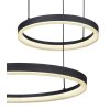 Suspension Globo AUGUSTO LED Or, Noir, 2 lumières, Télécommandes, Changeur de couleurs