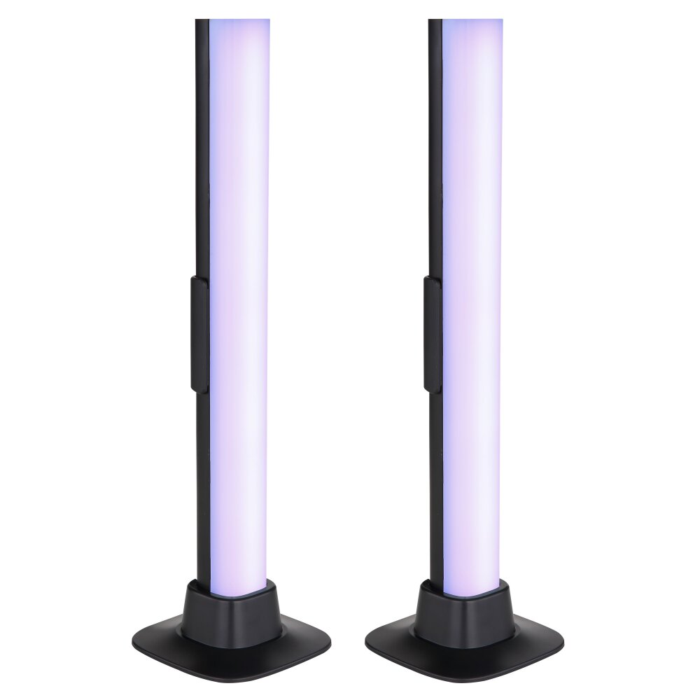 Lampe de table Globo POLLIVER LED Noir, 1 lumière, Changeur de couleurs main product photo
