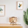 Lampe de table Brilliant Woodline Noir, 1 lumière