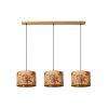 Suspension Lucide TANSELLE Multicolore, 3 lumières