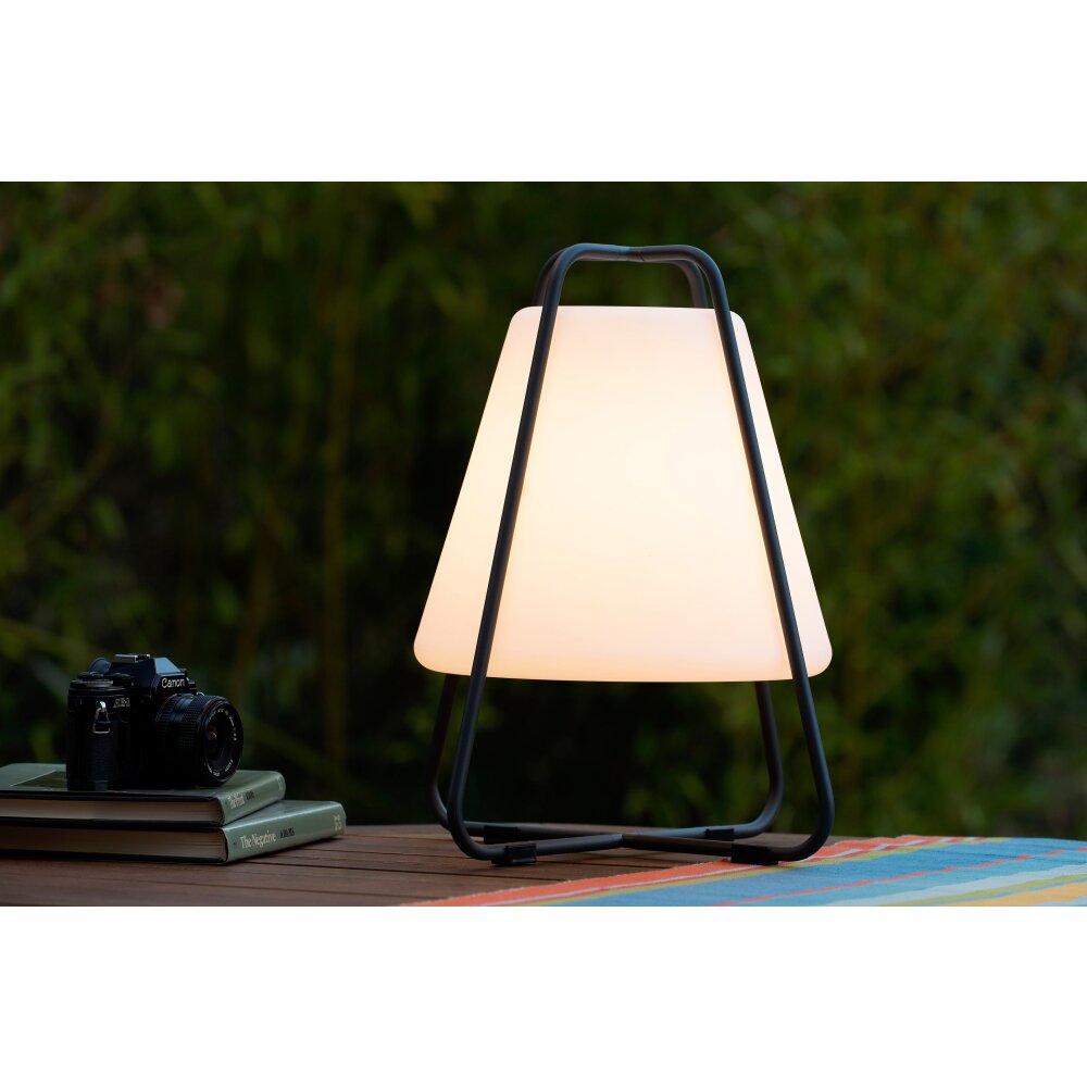 Lampe à poser Lucide PYRAMID LED Anthracite, 1 lumière main product photo