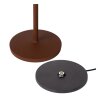 Lampe à poser Lucide JUSTINE LED Rouille, 1 lumière