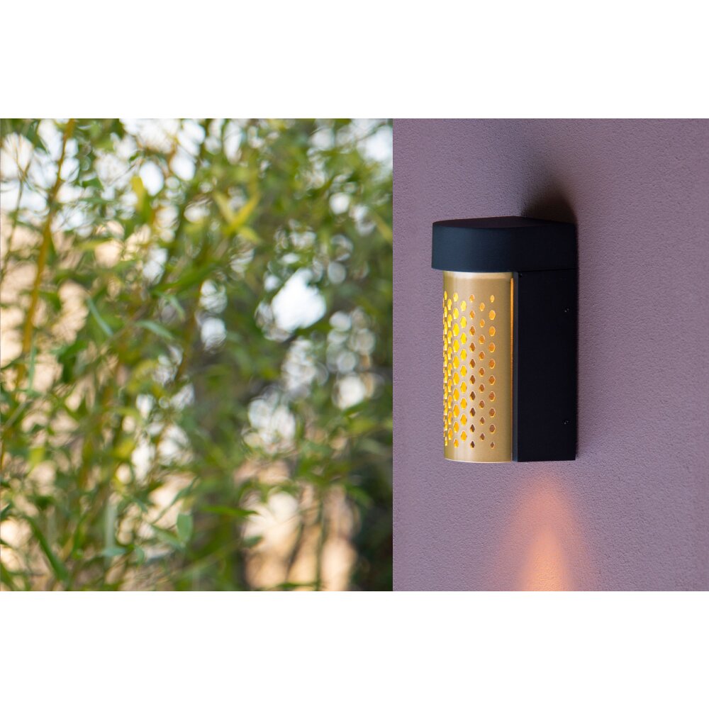 Applique murale d'extérieur Lucide KIRAN LED Noir, 1 lumière main product photo
