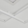 Plafonnier Popoy LED Blanc, 1 lumière, Télécommandes