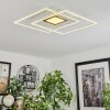Plafonnier Popoy LED Blanc, 1 lumière, Télécommandes