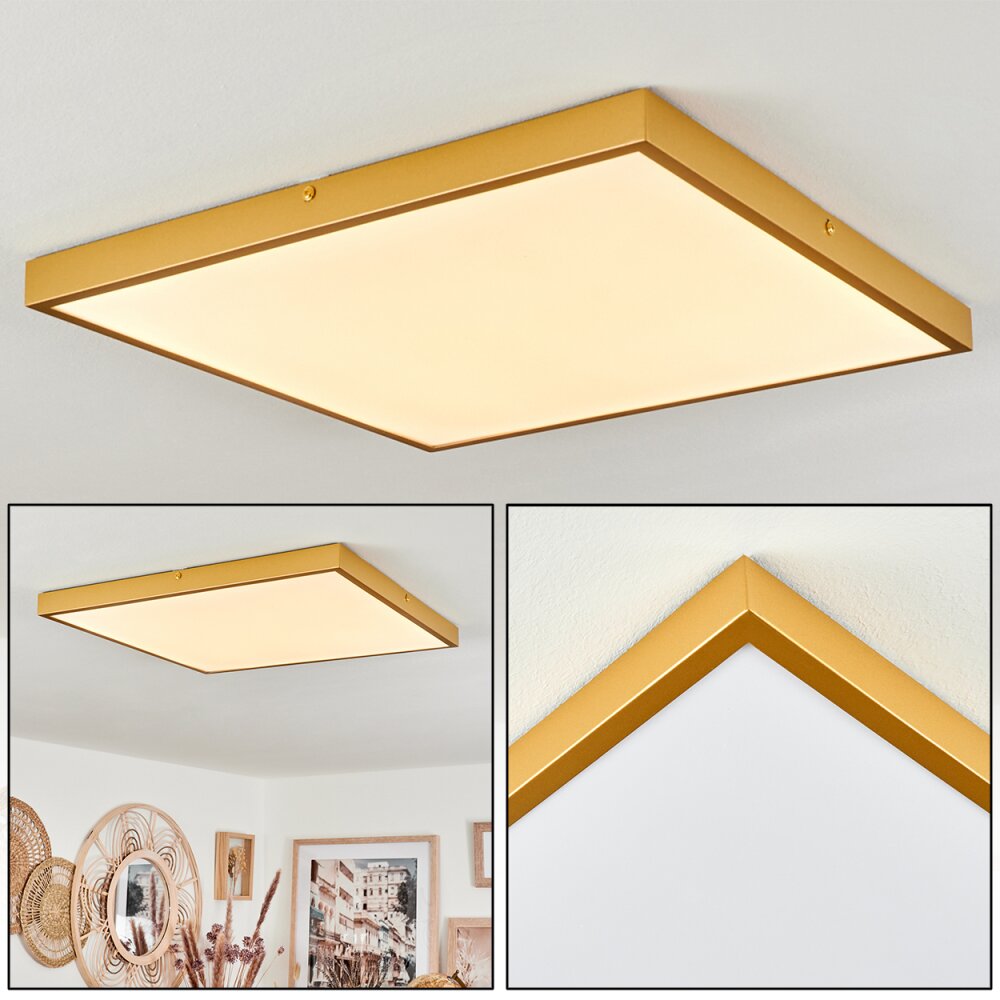 Plafonnier Broglen LED Or, 1 lumière main product photo